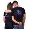 For Love Matching Couple T-Shirt Her Queen His King, Maglietta da uomo e da donna, regalo per gli innamorati, 1 pezzo
