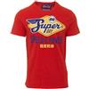 Superdry REWORKED Classic Lite Tee T-Shirt, Uomo, Rosso (Yacht Club Red), Small (Taglia Produttore:S)