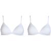 Generico 2 Reggiseno Triangolo Imbottito Avocado Senza Ferretto in Microfibra con Coppe Preformate Senza Cuciture Spalline Doppie Regolabili 2 Pezzi