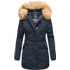 Marikoo - B362 Giaccone parka da donna invernale caldo e foderato Blau S