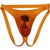 CTKOLYS Mutande False Vulva Camel Toe Hidden Gaff Panty Slip Modellante per Crossdresser Transgender Costume Cosplay Travestiti,Color3 Has Hair,One Size