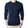 Generic Maglione Girocollo Ciniglia Uomo Slim Fit Caldo Pile Pullover Felpe Regolari Maglioni Invernali Lavorati A Maglia