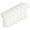 Liabel Canotta T-Shirt Uomo 100% Cotone Athena, Multipack da 3 e 6 pz, Certificato Oeko-Tex, Fresca e Traspirante (T-Shirt V Bianco 6 Pezzi, M)