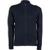 Coveri Cardigan uomo full zip con ricamo sul petto, Blu L