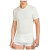 Generico Maglietta Intima Uomo Lana Cotone Offerta 3-5 Pezzi Girocollo Maglia Intima Uomo Termica Invernale 18032 (XXL, 5 Pezzi Bianco Lana 1022)