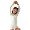 OLTREMARE 4 Maglie Interne Bambina Collo a Giro Manica Lunga in Caldo Cotone Morbido e Traspirante. Taglia 12 Anni