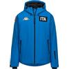 Kappa - Giubbotto, Uomo Donna, Blu, Poliestere, Sci. 8Cento 886S, Taglia: M