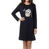 In One Clothing Camicia da notte da bambina a maniche lunghe, morbido jersey Singley in 100% cotone