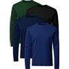 FULL TIME SPORTS T Shirt Uomo Magliette Manica Corta 6X firmate Cotone t-Shirt Tshirt Polo FTS-634