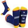 SC Products Calzini F1 per gli amanti delle auto, taglia 39-42, in cotone, regalo di Formula 1, regalo del Grand Prix F1 per uomini