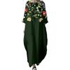 Cocila Vestito Donna Corto Sexy in Pelle per Battesimo Elegante, Morbido Lungo Abbigliamento Stile Etnico, Estate (Verde, XL)