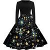NaLatia Vestiti Donna Vestito per Natale Donna Vestito Natale Donna Sexy Vestito Invernale Donna Curvy Vestito Donna Invernale Casual Vestito Carnevale Donna Sexy Vestiti Invernali Vestito Natale Donna Curvy