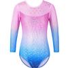 ZNYUNE Ragazza Body Ginnastica Manica 3/4