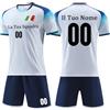OPUTWDF Maglietta Calcio Personalizzata e Divise Calcio Bambino Personalizzate con Nome Numero Logo della Squadra Kit da Maglia Calcio Personalizzabile per Bambini e Adulti