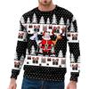 Generico Maglioni Natalizi Divertenti Maglione Natalizio Uomo, Ugly Christmas Sweater Ugly Babbo Natale Maglione di Natale Divertente Brutto Christmas Jumper Renne di per Uomo 2025