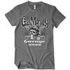 Gas Monkey Garage Licenza Ufficiale Custom Motors Skull T-Shirt da Uomo (Grigio Scuro), XX-Large