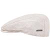 Melegari Berretto Piatto Ticino | Lino-Cotone | Fodera di Puro Cotone Leggero | Tascabile | Primavera Estate | Made in Italy (59, Beige)