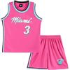 ISOVNUS Magliette Canotta e Pantaloncini da Basket Bambino 2 Pezzi - Completo Pallacanestro Ragazzo Senza Maniche per Bambini (11-12 Anni, Rosa)