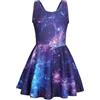 Berich Costume da bagno intero per ragazze, con gonna, senza maniche, costume da bagno per adolescenti, 5-12 anni