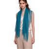 Prettystern Foulard Quadrato in 100% Cashmere 100/100 cm - Sciarpa Leggera Ultra Fine - Elegante Donna Primavera Estate blu turchese