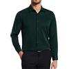 Enlision Camicia Uomo Maniche Lunghe Elasticizzata Non Stiro Antipiega Taglio Regolare con Bottoni e Tasca per Ufficio Cerimonia e Casual