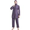 Celanisai - Costume da bagno burkini per donne, copertura completa, hijab musulmano, per nuoto, costume da bagno islamico, abbigliamento da bagno, kaftan, costume da bagno con hijab per nuoto, burkini