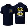 VENEZIANO Gruppo Veneziano - Polo personalizzata uomodonna - polo unisex personalizzabile con stampa , logo , immagini - 100% cotone - 100% made in Italy.