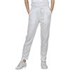 DENIMFY Pantaloni in lino, da donna, estivi, leggeri, vestibilità normale, DFLinda, per il tempo libero, con elastico, tinta unita, bianco, beige, verde, S, M, L, XL, XXL