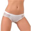 JADEA 6 Pezzi Slip Donna 520 in Cotone con Bordi in Pizzo