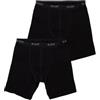 Sloggi 2 Pezzi Boxer Gambaletto Uomo Men Basic Long, Nero XXL