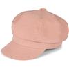 styleBREAKER Berretto a Palloncino Donna Effetto camoscio | Berretto Baker Boy stile anni 20. Visiera 5,5 cm, fascia tergisudore, cordino regolabile (fino a 58 cm).