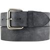 BELTINGER Cintura in morbido pelle bovina pieno fiore look vissuto 5 cm | cintura per jeans con massiccia fibbia per cintura per uomo 50mm | cintura in pelle look vintage