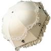 JOYALY ombrello principessa in pizzo ombrello decorativo principessa ombrello pieghevole in pizzo, beige