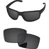 PapaViva Lenti di ricambio per occhiali da sole Oakley Gibston OO9449 Solid Black Pro+, anti-appannamento, polarizzate