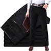 Goolecrimp Pantaloni Classici Dritti in Velluto a Coste da Uomo Autunno e Inverno Pantaloni Slim Comodi Larghi Elastici Dritti in Velluto a Coste (Nero,34)