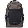 KCB Zaino grande da uomo doppio | design spazioso e pratico | tasche multiuso | varietà di scomparti | scomparto per laptop e tablet | maniglie regolabili | 100% vegano, Kaki