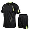 Generic 2 Pezzi Completo Sportivo Portiere Calcio da Bambino Maglia da Portiere Stampa Geometrica a Manica Corta con Pantaloncini Goalkeeper Allenamento #I325