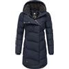 Ragwear cappotto invernale impermeabile da donna, cappotto trapuntato caldo lungo con cappuccio Pavla Intl XS-6XL, Navy22., S