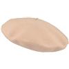 Hut Breiter Breiter Grande berretto da donna, berretto da donna, 100% lana, diametro 29 cm, morbido, beige., Taglia unica