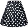 HOEREV Donne Ragazze Svasato Casual Mini Scuola Tennis Skater Casual Gonna Danza con Due Tasche Laterali e Pantaloncini Interni