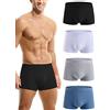 HOEREV Boxer da Uomo in modale super morbido, Confezione da 4,Misto,3XL
