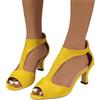 Lggwunsi sandali alluce valgo donna, Sandali Donna Estive con Tacco Alluce Valgo Scarpe con Tacchi Alti Comode Eleganti Scarpe Aperte Cerimonia Sandalo Matrimonio Pianta Larga Scarpa da Ballo, 41