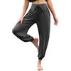 Terecey Pantaloni Yoga Donna Harem Vita Alta Tasche Coulisse Gamba Larga