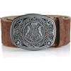 Schöneberger Trachten Couture - Cintura - Uomo mittelbraun - Wappen 125