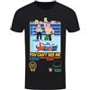Heroes Inc. WWE John Cena Can't See Me Pixel T-shirt nera da uomo, Nero , XXL