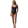 GIOS Body Donna modellatore Liscio Senza Ferretto Art. 523 Coppa B (3, Nero)