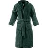 Bassetti Accappatoio Donna Uomo in Spugna | Accappatoio Adulti Uomo Donna con Cappuccio 100% Puro Cotone | Accappatoio Adulti Donna Uomo 360 g/m² (Bosco Z4, S)