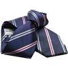 Avantgarde - Cravatta blu a righe rosa multiriga VARI blu rosa fucsia millerighe strette fini colore colour blu fantasia a righe striped gestreift misura cm 8 fantasia 10