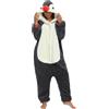 Luojida Pigiama Combinato Uomo Donna Pigiami Tute Cosplay Costume Kigurumi Travestimento Halloween Adulto Pigiama Pilou Pilou Caldo e Morbido con Tasche per Carnevale Halloween Capodanno, pinguino, S
