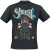 Ghost Throne Unisex T-Shirt Nero 100% Cotone Regular